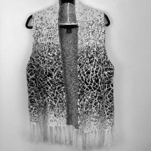 Investments Acrylic Fringe Vest Soft